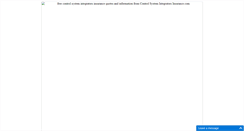 Desktop Screenshot of controlsystemintegratorsinsurance.com